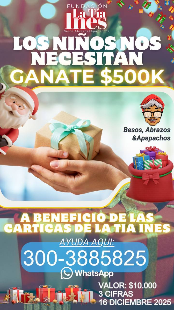 EN BENEFICIO DE LOS REGALOS DE LAS CARTICAS DE LA TIA INES EN BENEFICIO DE LOS REGALOS DE LAS CARTICAS DE LA TIA INES